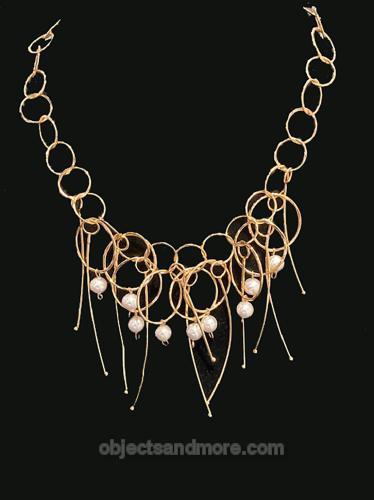 La Venezia Necklace Gold by ANNA SAULINO